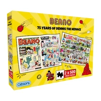 Gibsons - 75 Years of Dennis the Menace Puzzle 2 x 500pc