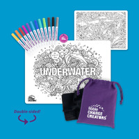 Little Change Creators - Reusable Colouring Mat - Underwater
