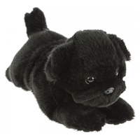 Bocchetta - Puddles Black Pug Lying Plush Toy 28cm