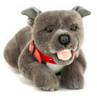 Bocchetta - Bullet Blue Staffordshire Bull Terrier Plush Toy 33cm