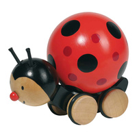 GOKI - Push Along Ladybird