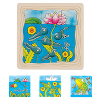 GOKI - Frog Life Cycle 4 Layer Puzzle