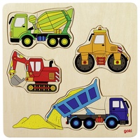 GOKI - Building Site Vehicles Puzzle 12pc