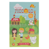 Tiger Tribe - Colouring Set - A Day at the Zoo
