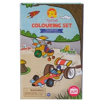 Tiger Tribe - Colouring Set - Transport