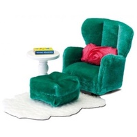 Lundby - Smaland Armchair with Footstool