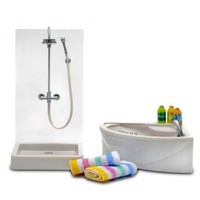 Lundby - Stockholm Jacuzzi and Shower Bathroom Set