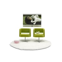 Lundby - Stockholm Armchairs & TV Set