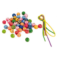 GOKI - Wooden Bead Set (44 pieces)