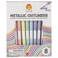 Tiger Tribe - Metallic Outliners (8 pack)