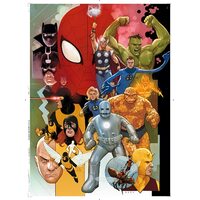 Clementoni - Marvel 80th Anniversary Impossible Puzzle 1000pc