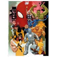 Clementoni - Marvel 80th Anniversary Impossible Puzzle 1000pc