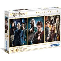 Clementoni - Harry Potter Puzzle (3 pack) 1000pc