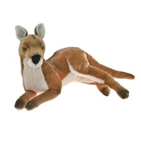 Bocchetta - Tully Red Kangaroo Lying Plush Toy 36cm