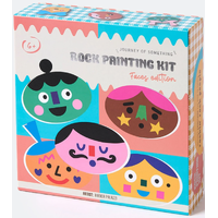 Journey of Something - Kids Rock Painting Kit - Cool Faces