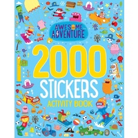 Lake Press - Awesome Adventure 2000 Stickers Activity Book