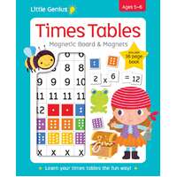Lake Press - Little Genius Times Tables Magnetic Board & Magnets