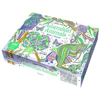 Lake Press - Colour Your Own Australian Animals Book and Puzzle