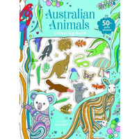 Lake Press - Australian Animals Puffy Sticker Colouring & Activity Book