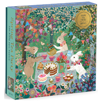 Galison - Spring Tea Party Foil Puzzle 500pc