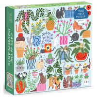 Galison - Cats in the Houseplants Puzzle 500pc