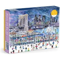 Galison - Snowfall Over New York City Puzzle 1000pc