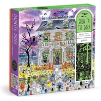 Galison - Haunted House Glow in the Dark Puzzle 500pc
