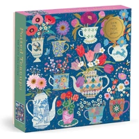 Galison - Potted Teacups Foil Puzzle 500pc