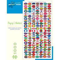 Pomegranate - More Colourful Egg Patterns Puzzle 1000pc