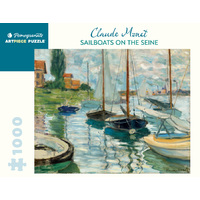 Pomegranate - Monet, Sailboats on the Seine Puzzle 1000pc