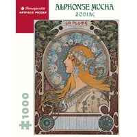 Pomegranate - Mucha, Zodiac Puzzle 1000pc