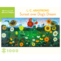 Pomegranate - Sunset Over Dog's Dream Puzzle 1000pc