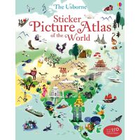 Usborne - Sticker Picture Atlas of the World