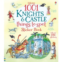 1001 Knights And Castles To Spot Sticker Book