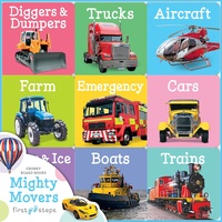 Hinkler - First Steps Chunky Board Books: Mighty Movers