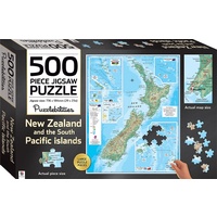 Hinkler - New Zealand Map Puzzle 500pc