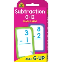 Hinkler - School Zone - Subtraction 0-12 Flash Cards