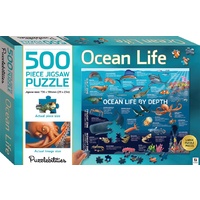 Hinkler - Ocean Life by Depth Puzzle 500pc
