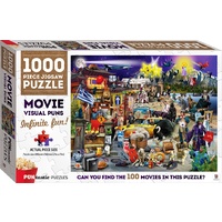 Hinkler - Puntastic Movies Puzzle 1000pc