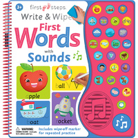 Hinkler - First Steps Write & Wipe First Words with Sound