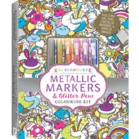 Hinkler - Kaleidoscope Metallic Markers Colouring Kit