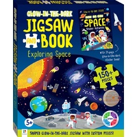 Hinkler - Glow-in-the-dark Jigsaw and Book – Exploring Space