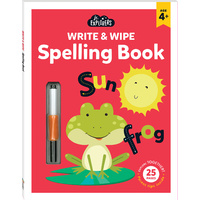 Hinkler - Junior Explorers - Write & Wipe: Spelling Book