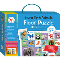 Hinkler - Learn First Animals Floor Puzzle 28pc