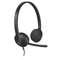 Logitech - USB Headset H340 Black