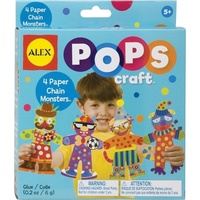 Alex - 4 Paper Chain Monsters Pops