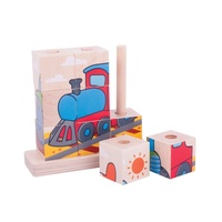 Bigjigs - Stacking Puzzle - Transport