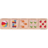 Bigjigs - Chunky Lift and Match Puzzle - Numbers