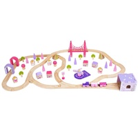 Bigjigs - Fairy Town Train Set - 75pcs