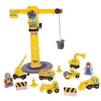 Bigjigs - Big Crane Construction Set (DAMAGED BOX)